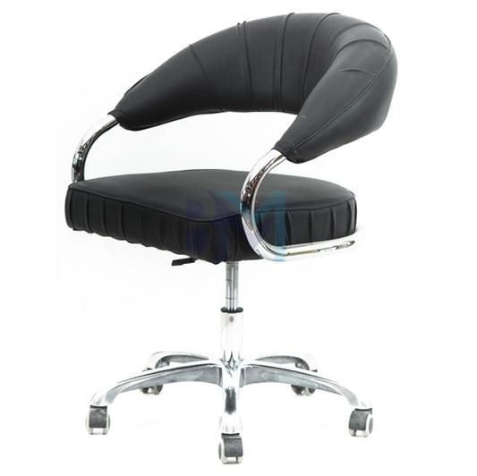 Black barber chair