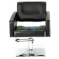 Black barber chair