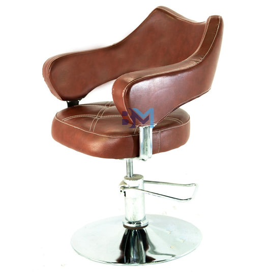 Brown hairdresser chair