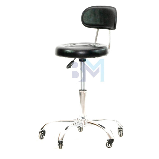 Black back stool