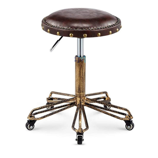 Brown vintage stool